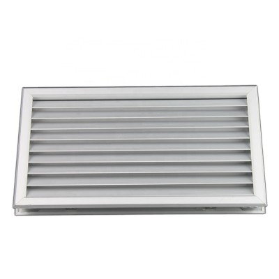 Ventilation aluminum anodized return air door grille louver for fresh air system