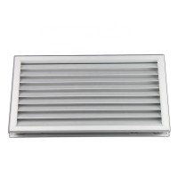 Ventilation aluminum anodized return air door grille louver for fresh air system