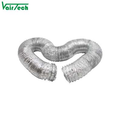 Aluminum foil glue heat resistant flexible insulation air extraction ducting