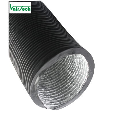 Air conditioner insulated heat resistant duct flexible pvc duct hose