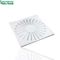 white first-rate ventilation ceiling swirl air diffuser vairtech