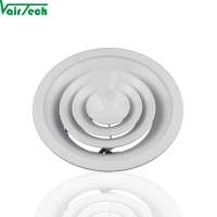 High quality HVAC aluminum round air grille round ceiling air diffuser