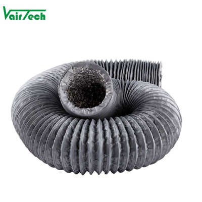 Hvac system ventilation pvc breathing spiral flexible air hose duct pipe